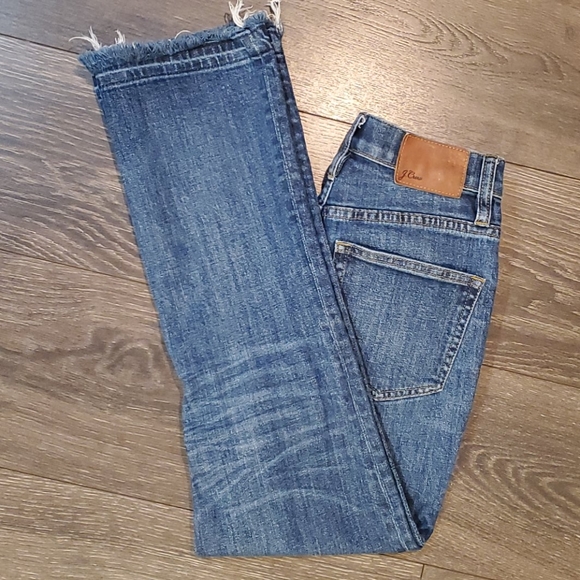 ❤J. CREW BILLIE DEMI BOOT CROP JEANS, size 00 (24. - Picture 4 of 4